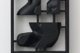 Martin MARGIELA "Kit (black)", 2020, Silicone, polyurethane foam core and steel, Ed. 2/3 80,0 x 62,7 x 11,4 cm Photo Credits: Peter Cox